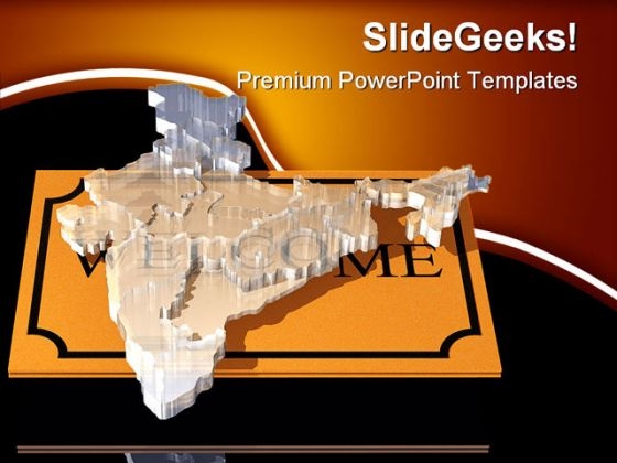 Welcome India Global PowerPoint Templates And PowerPoint Backgrounds 0511