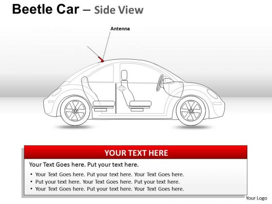Wheel Red Beetle Car PowerPoint Slides And Ppt Diagram Templates