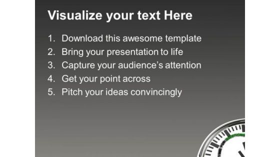 White Clock With Time For Questions PowerPoint Templates Ppt Backgrounds For Slides 1112
