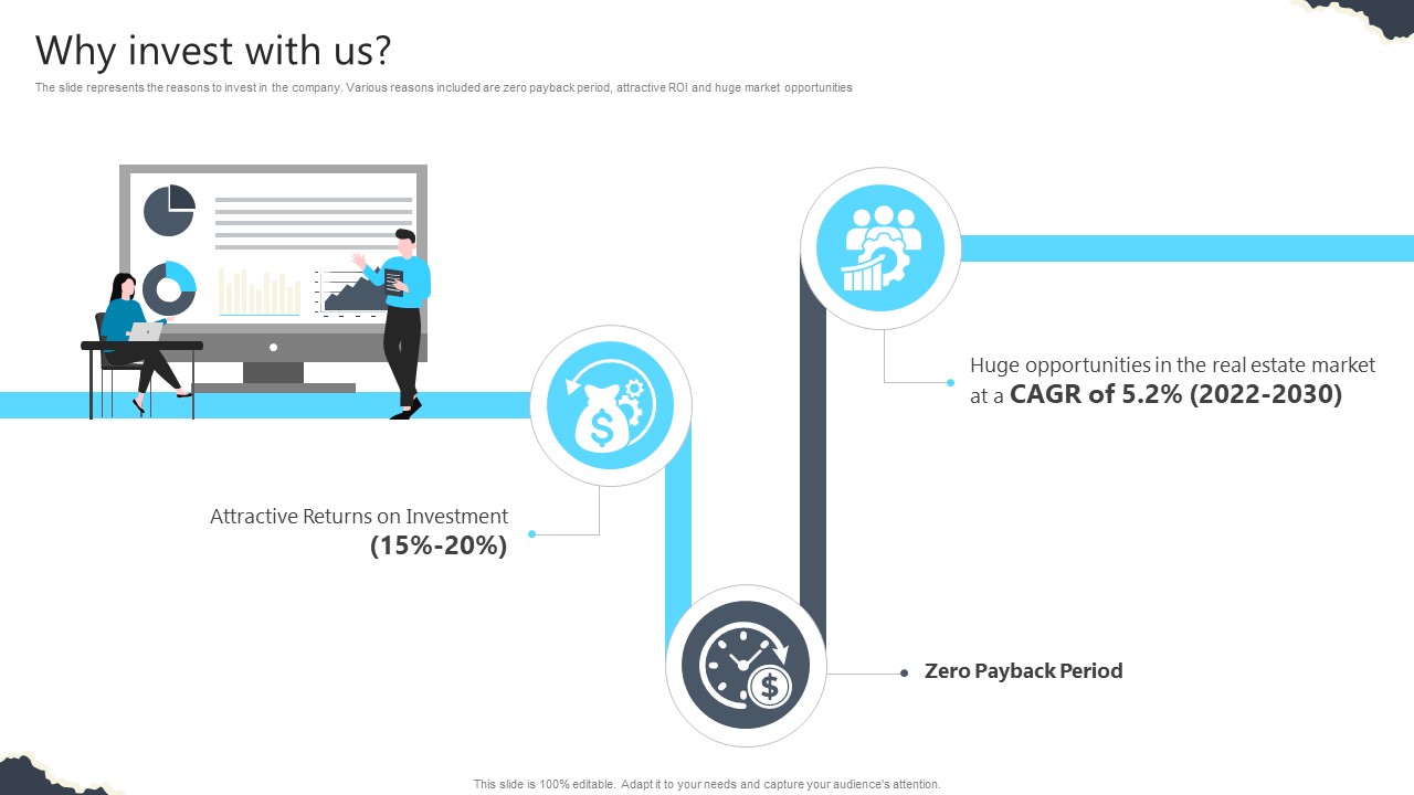 Why Invest With Us Real Estate Platform Investor Funding Elevator Pitch Deck