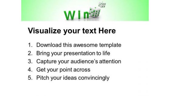 Win Cube Success PowerPoint Templates And PowerPoint Themes 0612