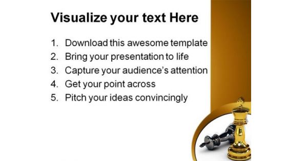 Win Leader Sport PowerPoint Template 0810