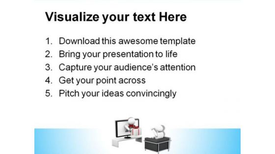 Win Tv Contest Entertainment PowerPoint Templates And PowerPoint Backgrounds 0211