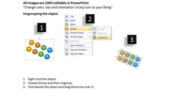 Windows Parallel Processing 8 Stages Circular Arrow Diagram PowerPoint Slides