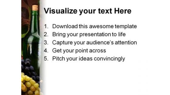 Wine01 People PowerPoint Template 0810