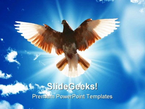 Wings Of Freedom Animals PowerPoint Templates And PowerPoint Backgrounds 0811
