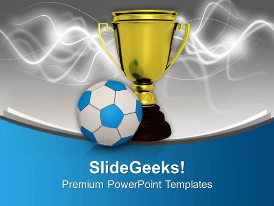 Winner Of Football Game PowerPoint Templates Ppt Backgrounds For Slides 0113