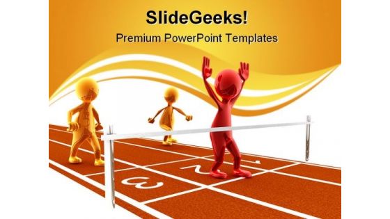 Winner Sports PowerPoint Templates And PowerPoint Backgrounds 0611