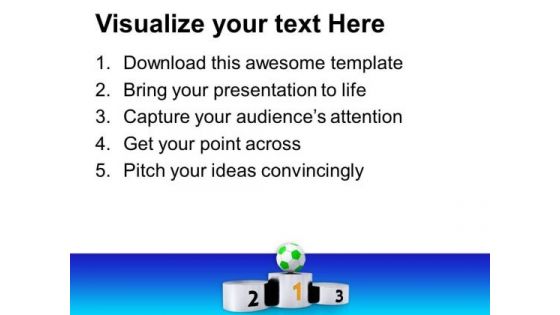 Winners Podium Game PowerPoint Templates Ppt Backgrounds For Slides 0613