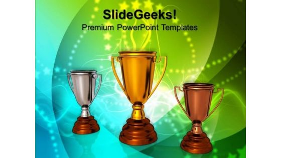 Winners Trophy Competition PowerPoint Templates And PowerPoint Themes 0712