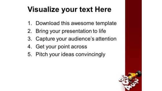 Winning Trophy Numbers PowerPoint Templates And PowerPoint Themes 1012