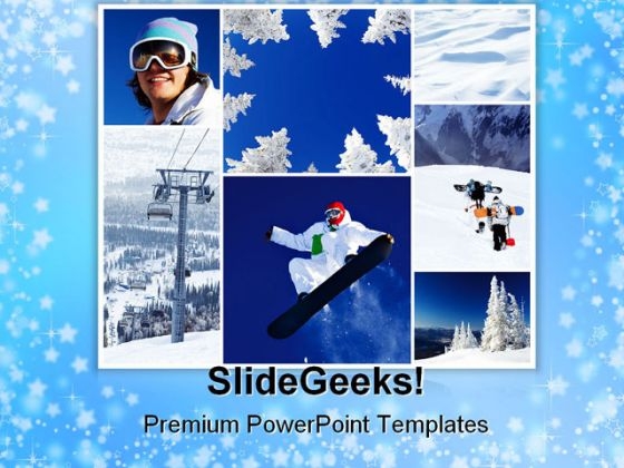 Winter Collage Holidays PowerPoint Templates And PowerPoint Backgrounds 0611
