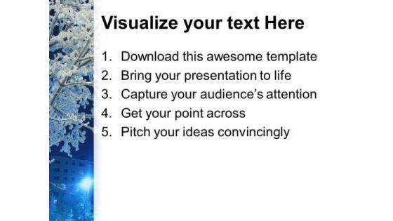 Winter Comes With Lot Of Snow PowerPoint Templates Ppt Backgrounds For Slides 0613