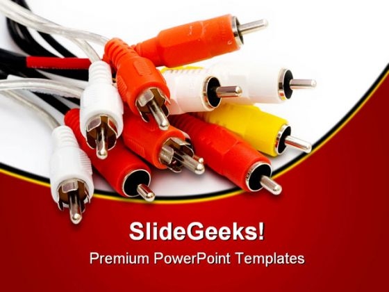 Wires Connection Industrial PowerPoint Templates And PowerPoint Backgrounds 0311