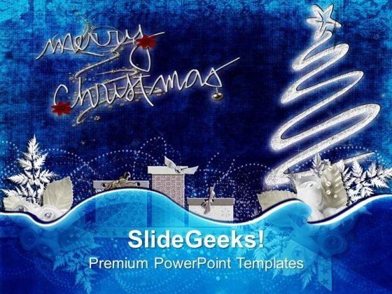 Wish Merry Christmas To All Your Friends PowerPoint Templates Ppt Backgrounds For Slides 0613