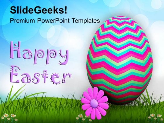 Wishes Of Happy Easter With Text PowerPoint Templates Ppt Backgrounds For Slides 0313