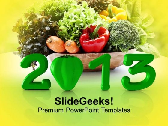 Wishes Of New Year 2013 PowerPoint Templates Ppt Backgrounds For Slides 0513