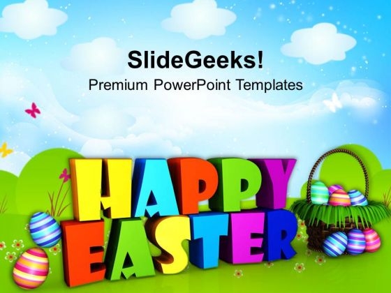 Wishing Happy Easter Wishes PowerPoint Templates Ppt Backgrounds For Slides 0313