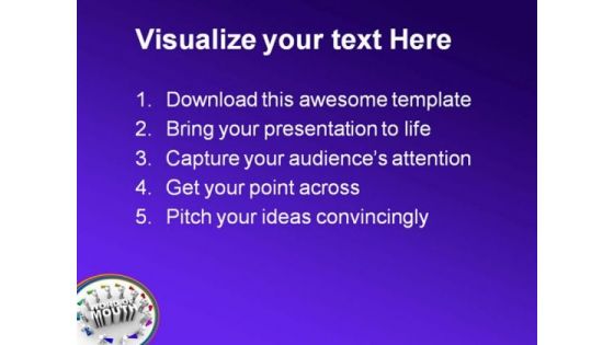 Word Of Mouth People PowerPoint Templates And PowerPoint Backgrounds 0611