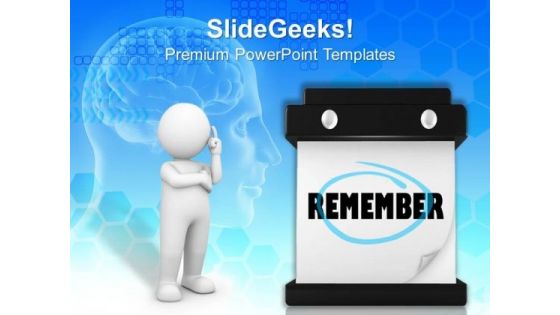 Word Remember Metaphor PowerPoint Templates And PowerPoint Themes 0912