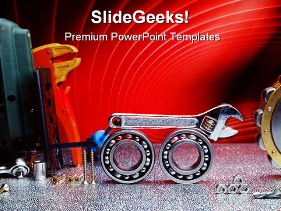 Work Tools Industrial PowerPoint Themes And PowerPoint Slides 0311