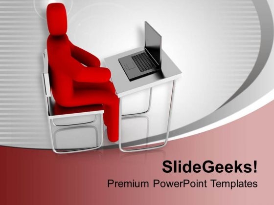 Working Online Business Development PowerPoint Templates Ppt Backgrounds For Slides 0313