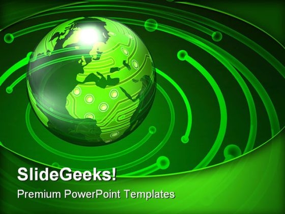 World Circuits And Electronics Industrial PowerPoint Templates And PowerPoint Backgrounds 0311