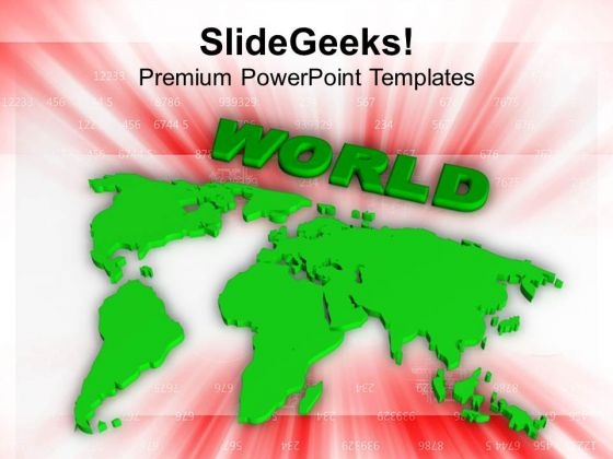 World Map PowerPoint Templates Ppt Backgrounds For Slides 0413