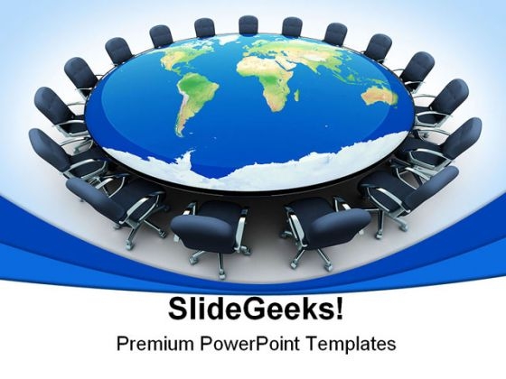 World Meeting Business PowerPoint Backgrounds And Templates 1210