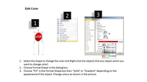 Wrong Strategy Stop Signs PowerPoint Templates And Ppt Slides