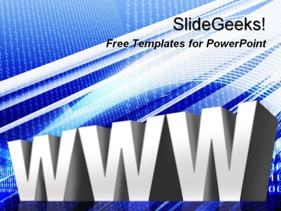 World Wide Web Communication PowerPoint Template