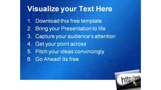 Internet World Wide Web PowerPoint Template