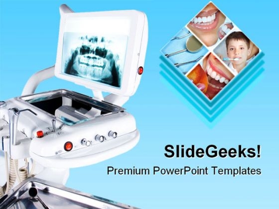 X Ray Of Teeth Dental PowerPoint Themes And PowerPoint Slides 0811