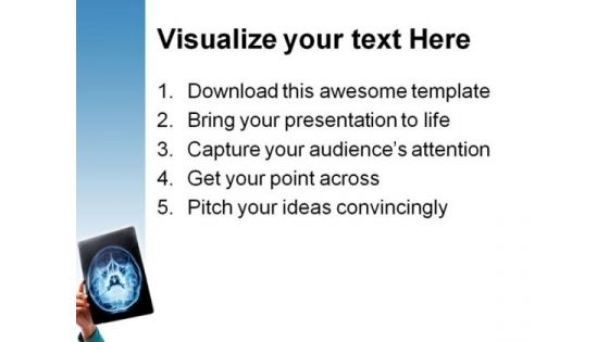 Xray Medical PowerPoint Template 0610