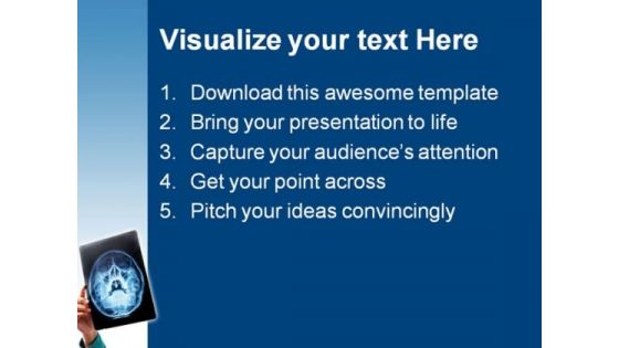 Xray Medical PowerPoint Template 0610