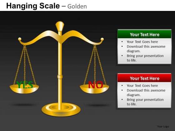 Yes No Balance PowerPoint Templates Editable Ppt Slides