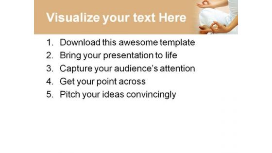 Yoga Class Health PowerPoint Themes And PowerPoint Slides 0811
