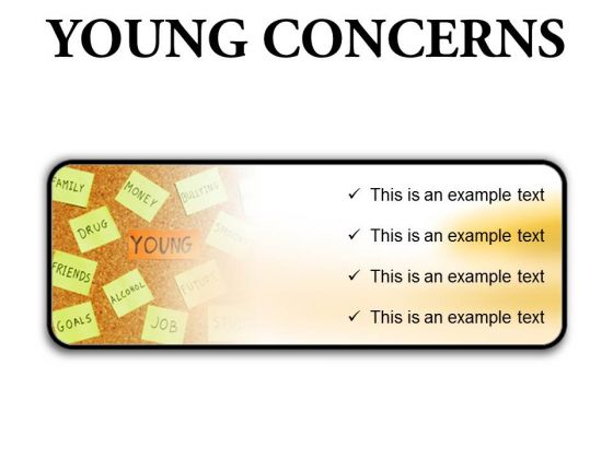 Young Concerns Metaphor PowerPoint Presentation Slides R