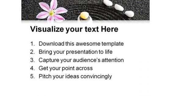 Zen Garden Spa Nature PowerPoint Templates And PowerPoint Backgrounds 0811