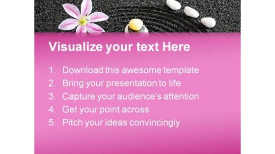 Zen Garden Spa Nature PowerPoint Templates And PowerPoint Backgrounds 0811