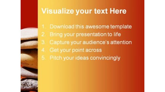 Zen Stones Spa Nature Business PowerPoint Themes And PowerPoint Slides 0611
