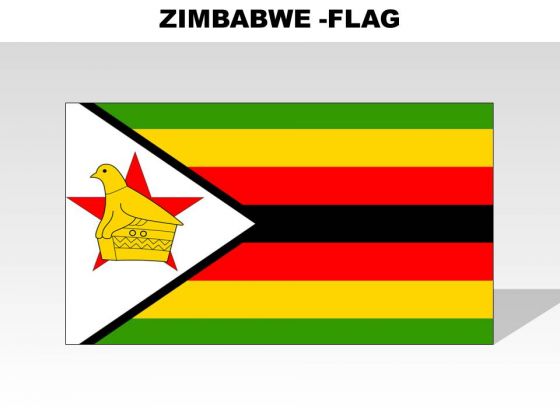 Zimbabwe Country PowerPoint Flags