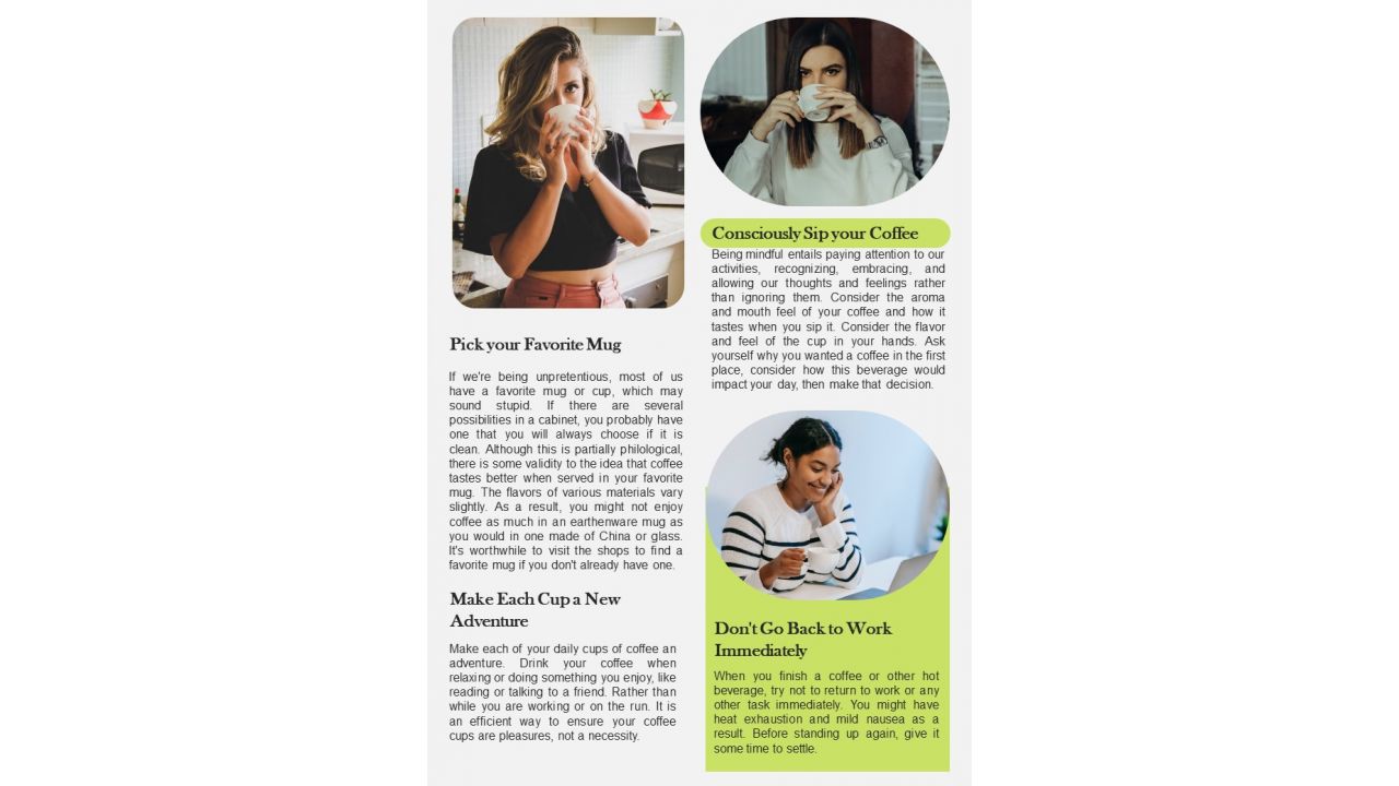 Bifold One Pager Healthy Living And Selfcare Blog Newsletter Template