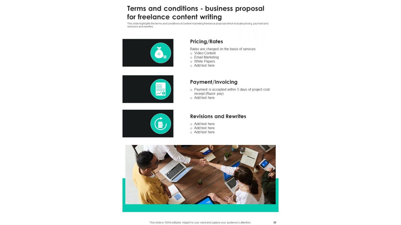 Business Proposal For Freelance Content Writing Example Document Report Doc Pdf Ppt