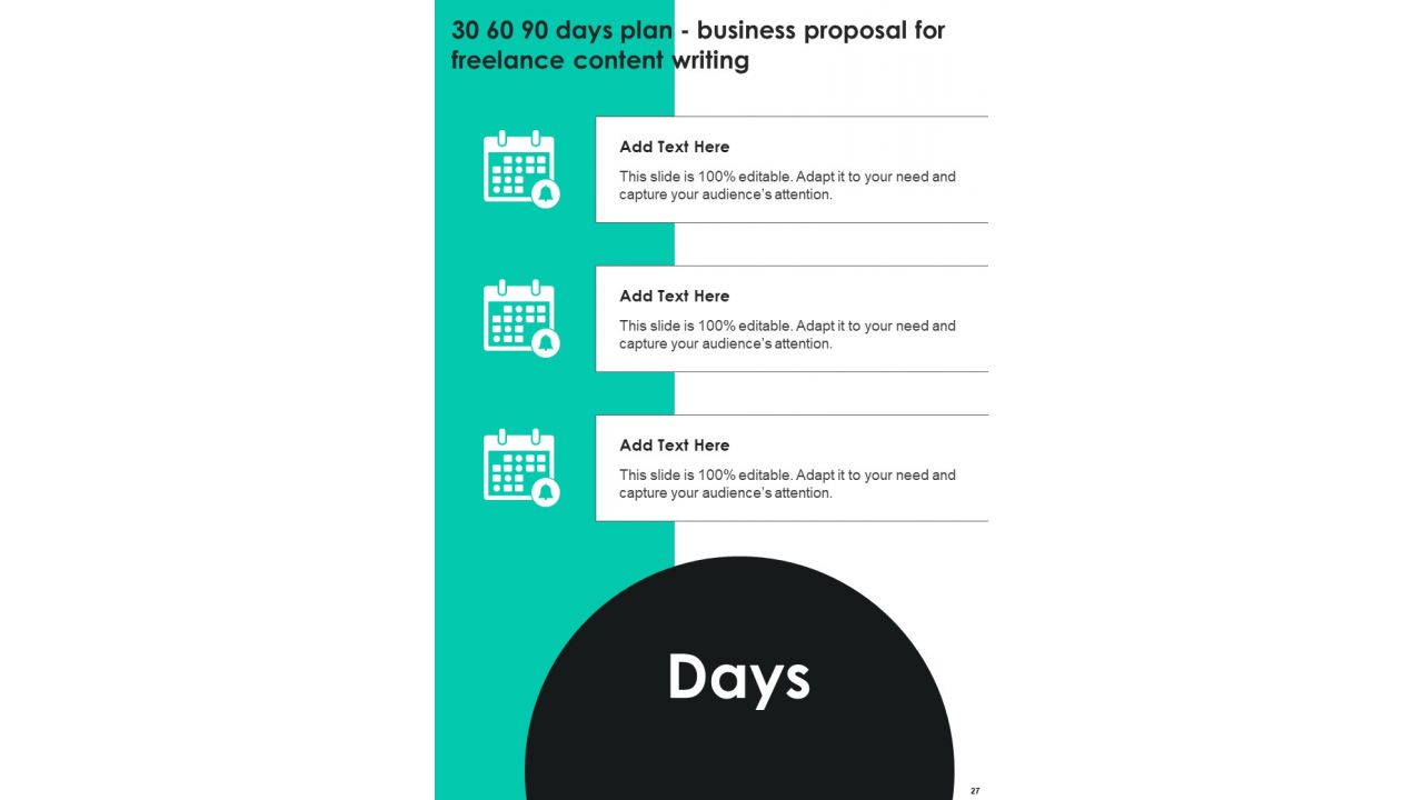 Business Proposal For Freelance Content Writing Example Document Report Doc Pdf Ppt