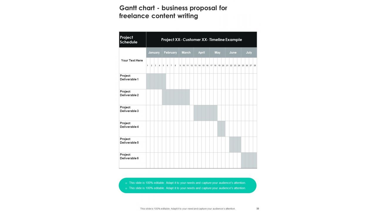 Business Proposal For Freelance Content Writing Example Document Report Doc Pdf Ppt