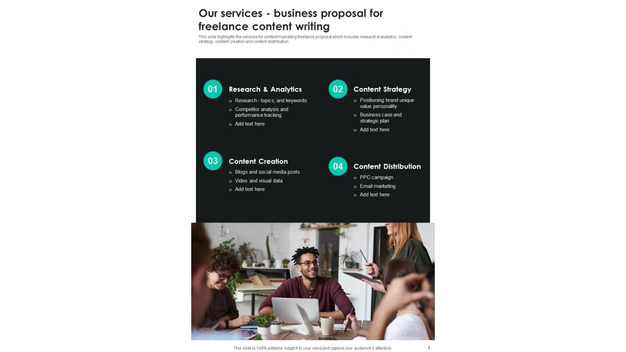 Business Proposal For Freelance Content Writing Example Document Report Doc Pdf Ppt