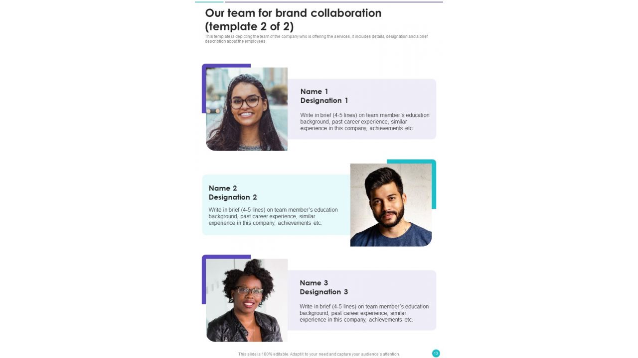 Collaboration Proposal To Partner With Celebrities Example Document Report Doc Pdf Ppt