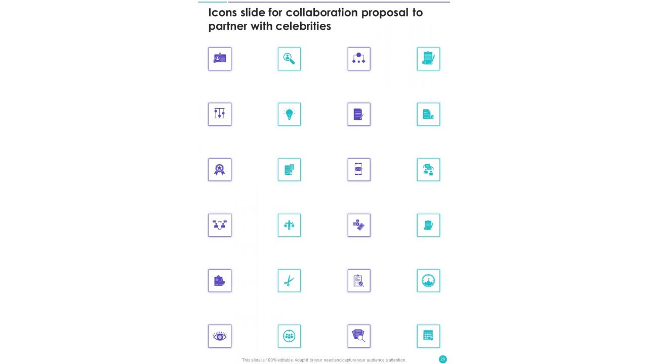 Collaboration Proposal To Partner With Celebrities Example Document Report Doc Pdf Ppt