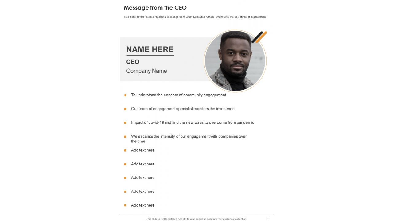 Customer Engagement Highlight Yearly Report One Pager Documents